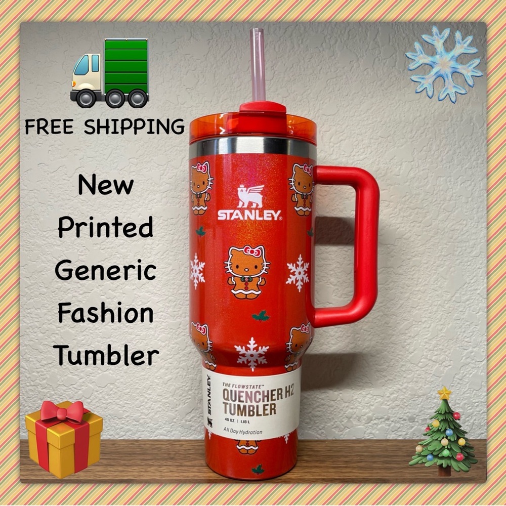 New 40oz Printed Fashion Tumbler